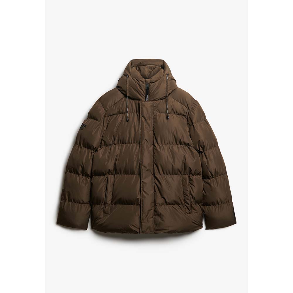 SUPERDRY HOODED 5 BAFFLE SPORTS PUFFER